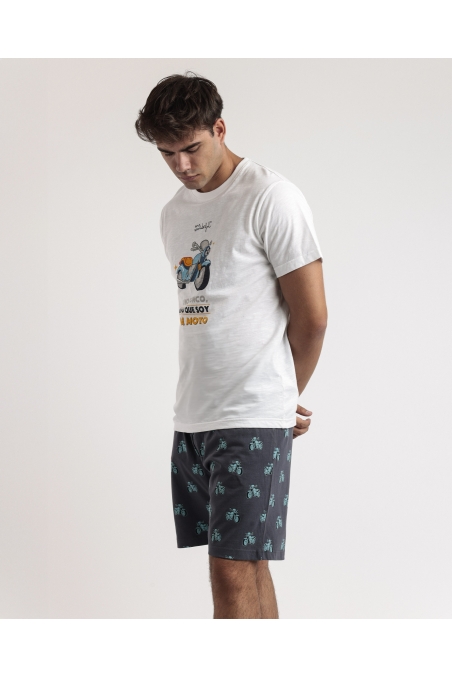 mr wonderful pijama manga corta generals para hombre blanco (2)