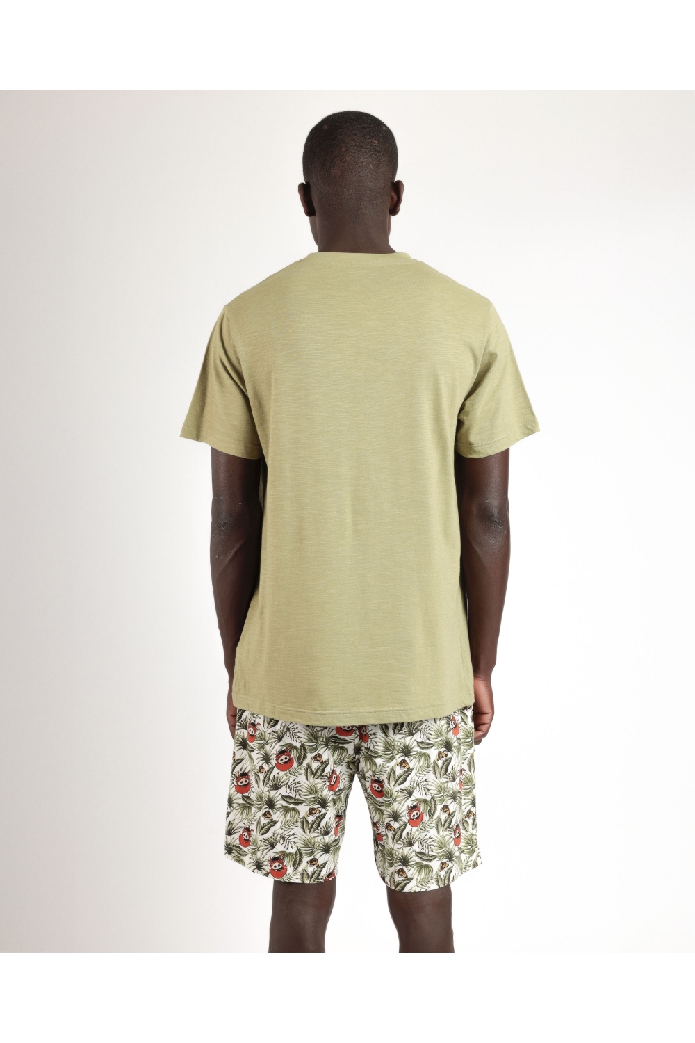 disney pijama manga corta timon pumbaa para hombre caqui (1)